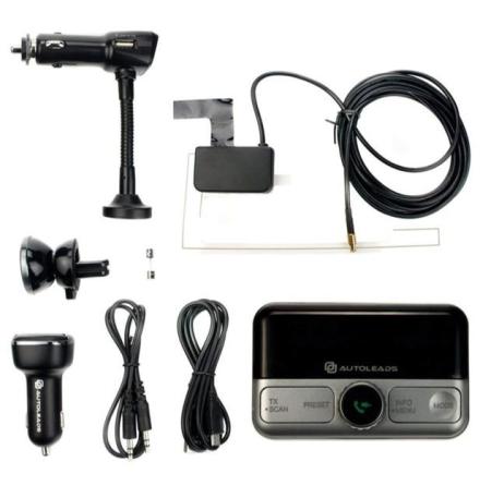 In vehicle DAB/DAB+ receiver with music streaming and HF