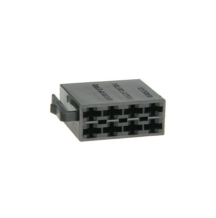 ISO housing Power 8 Pin Black