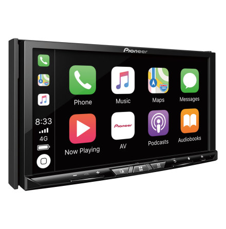 Pioneer 2DIN Navigation med resistiv skrm